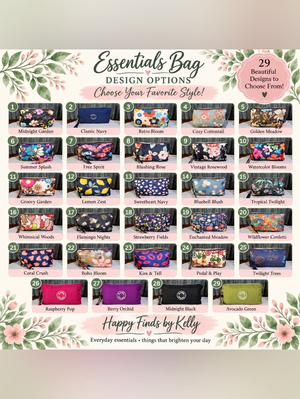 Everyday Essentials Bag - Raspberry Pop - Picture 4 of 4